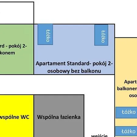 Pokoje w Apartamencie Danuta Gdynia Pokój zdjęcie